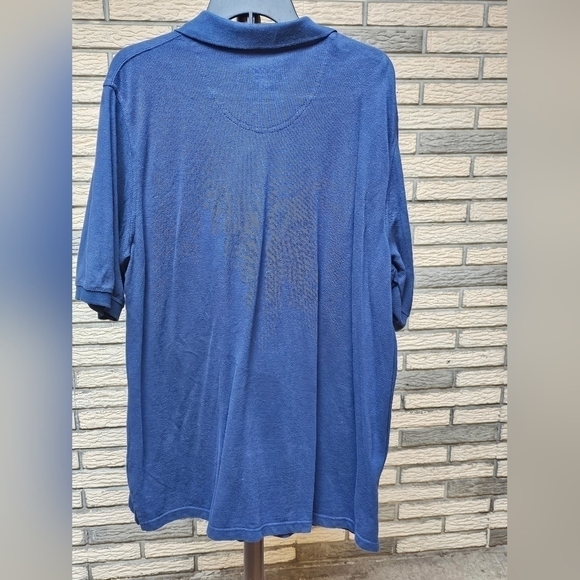 Liberty Blues Mens Flag Polo Sz XLT - Picture 2 of 7